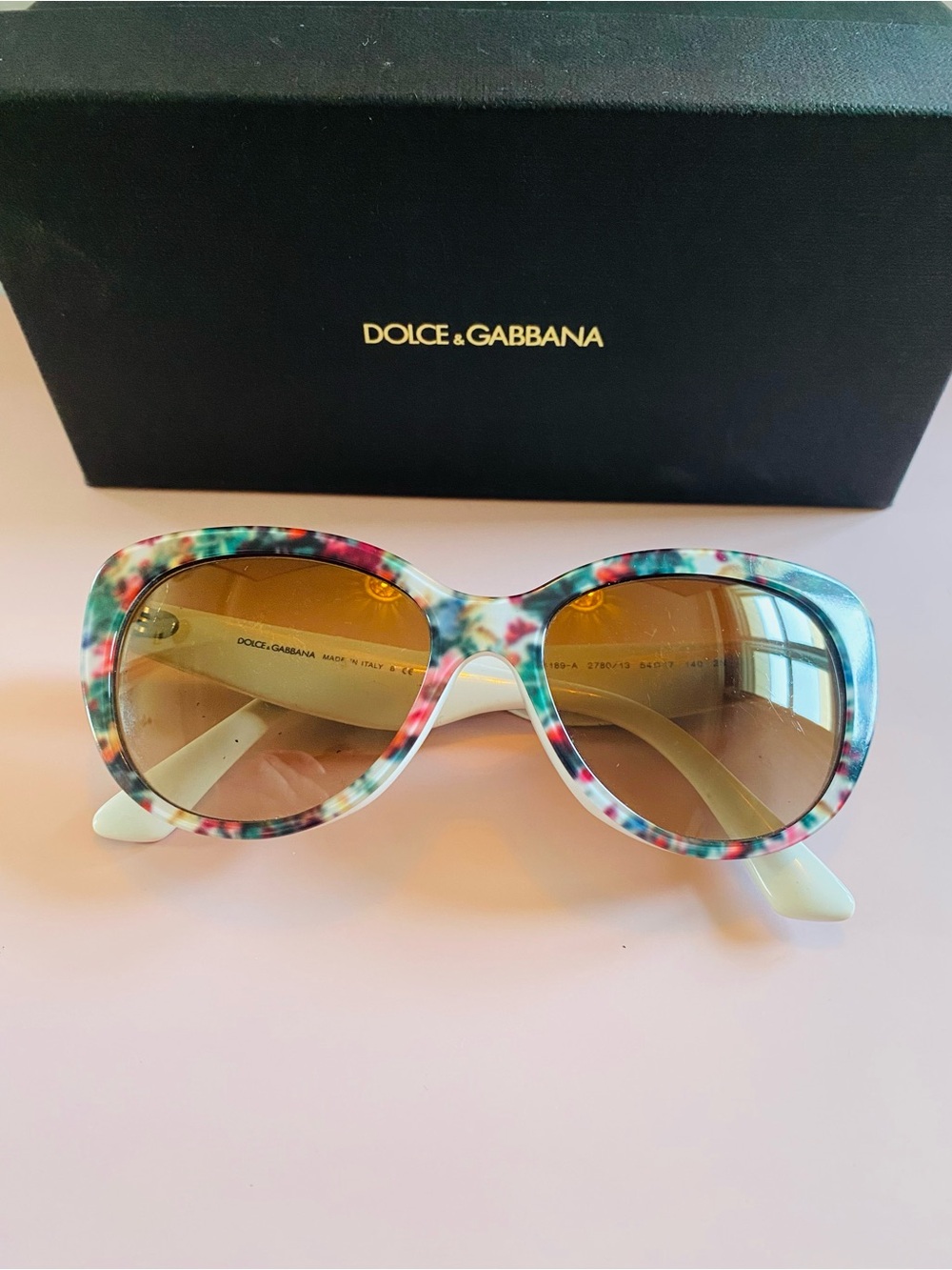 🛍️Dolce & Gabbana Authentic Multicolor Floral Acetate Sunglasses